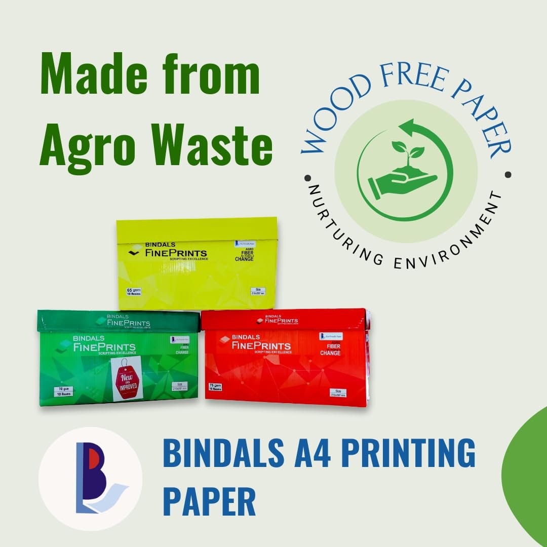 Bindal 65GSM Copier Paper A4 Size|500 Sheets - Image 4