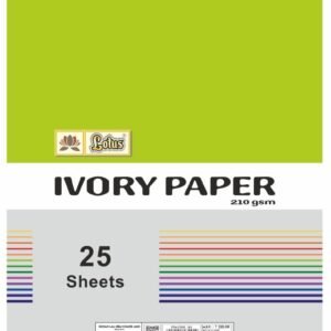 Lotus Ivory Sheet 210 GSM | 25 Sheet